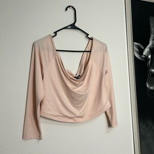 NWT XXL blush Pink crop top, off Shoulder - Wild Fable